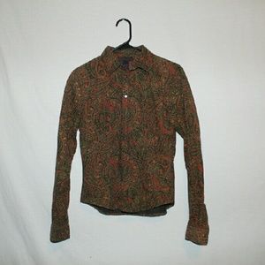 Ralph Lauren  Paisley Shirt.